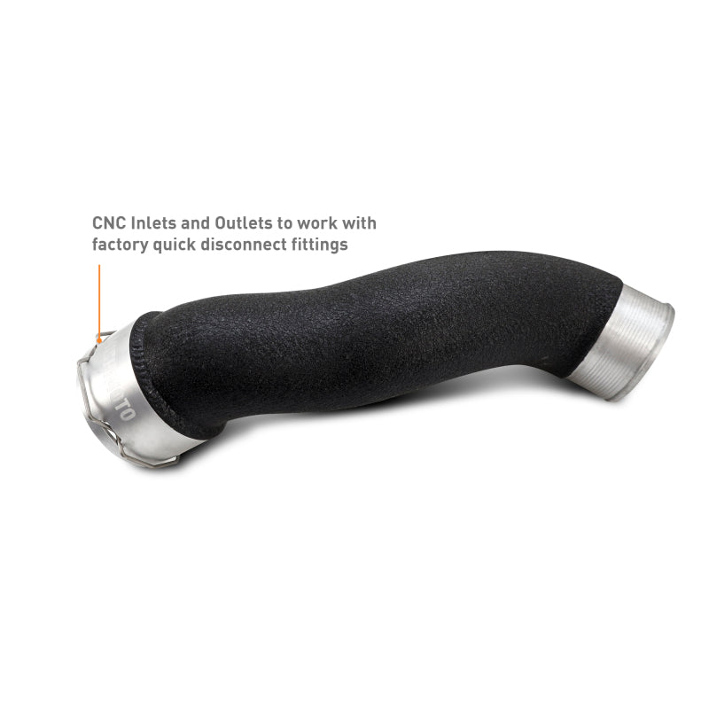 Mishimoto Intercooler Charge Pipe Kit - Ford Mustang 2024-2026 EcoBoost - Wrinkle Black, view 3
