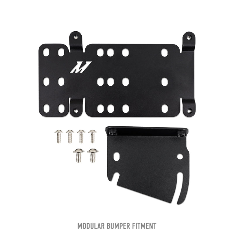 Mishimoto License Plate Relocation Kit - Ford Bronco Modular Bumper 2021-2025