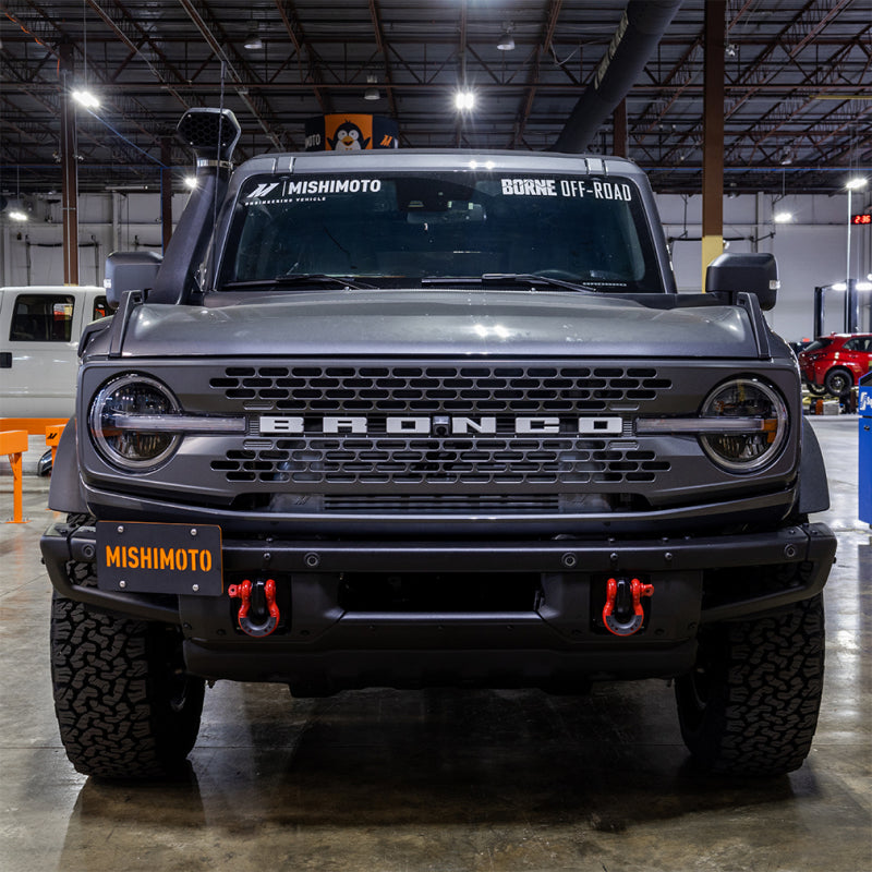 Mishimoto License Plate Relocation Kit - Ford Bronco Modular Bumper 2021-2025, view 2