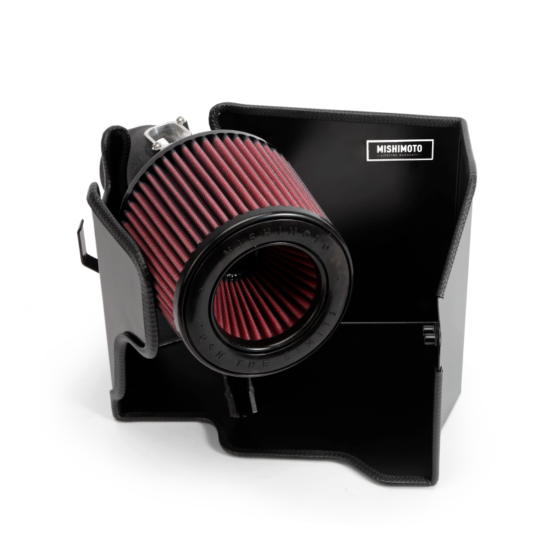 Mishimoto Mini Cooper S 2014-2019 2.0L Performance Air Intake Kit - Wrinkle Black, view 5