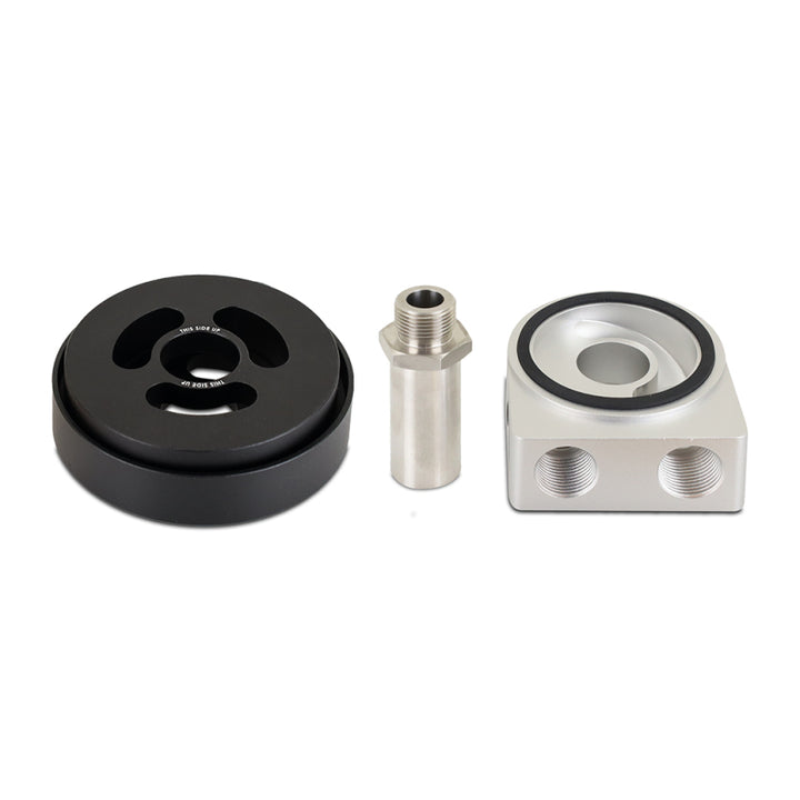 Mishimoto Non-Thermostatic Oil Sandwich Plate Silver - Subaru BRZ / Toyota 86 / GR86 / Scion FR-S 2013-2026