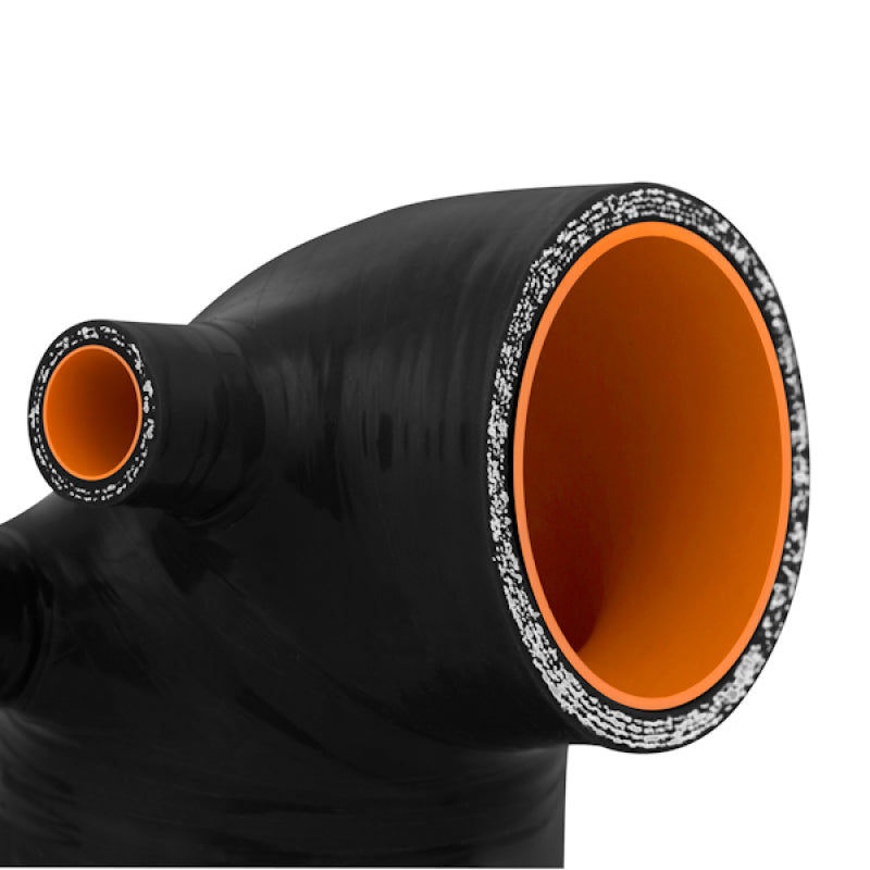 Mishimoto Silicone Intake Boot (3.5in HFM) - BMW 3 Series / M3 (E36) / Z3 1992-2002 - Black, view 3