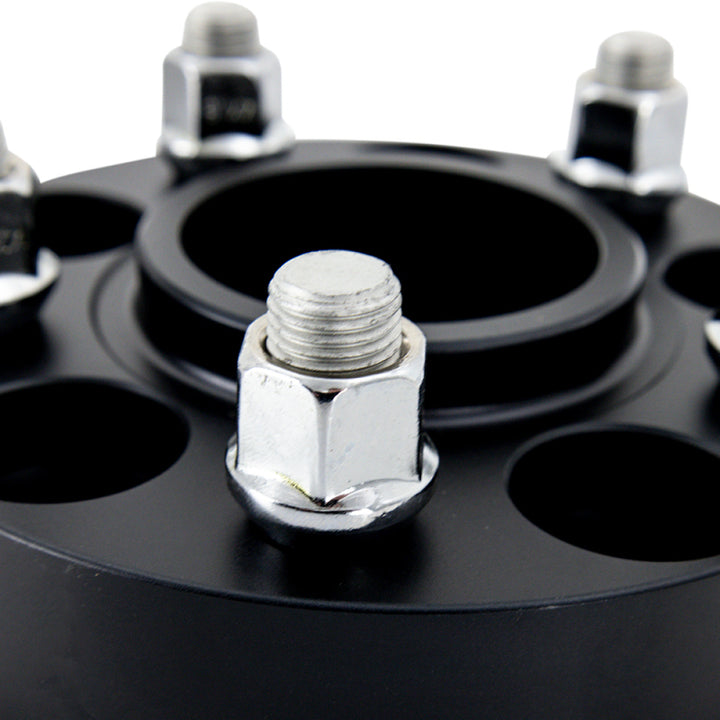 Mishimoto Staggered Wheel Spacer Kit - 15mm + 20mm - 5x114.3 - 64.1mm CB - 14x1.5 - Tesla Model 3 / Model Y 2017-2023 - Black - Set of 4, view 4