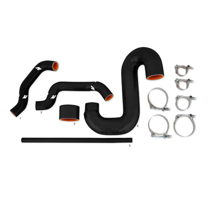 Mishimoto Top-Mount Intercooler Kit - Subaru WRX STI 2002-2007 - Silver / Black Hoses, view 3