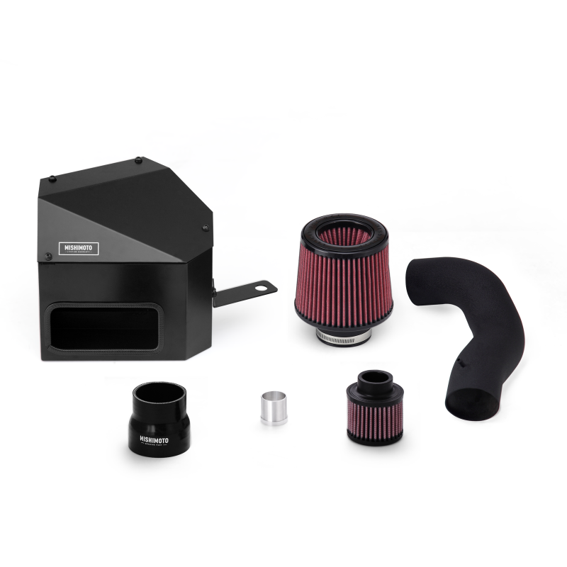 Mishimoto VW Golf/GTI 1.8L/2.0L Performance Air Intake Kit 2015-2021 - Wrinkle Black, view 4