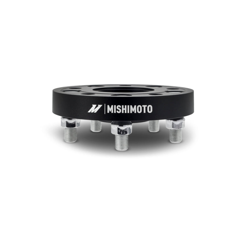 Mishimoto Wheel Spacers - 20mm - 5x120 - 64.1mm CB - 14x1.5 - Honda Civic / Tesla Model S / Model X - Black - Pair, view 2