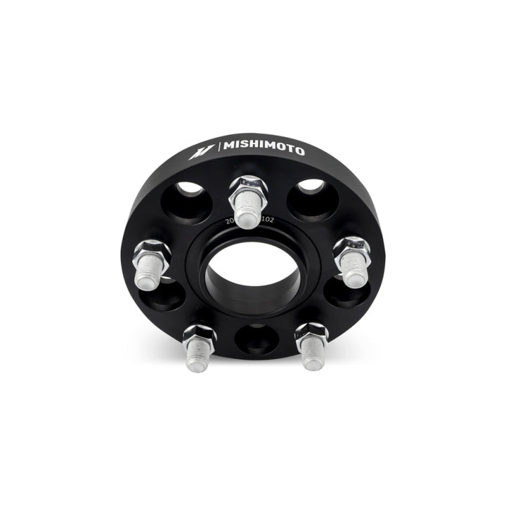 Mishimoto Wheel Spacers - 20mm - 5x120 - 64.1mm CB - 14x1.5 - Honda Civic / Tesla Model S / Model X - Black - Pair, view 6