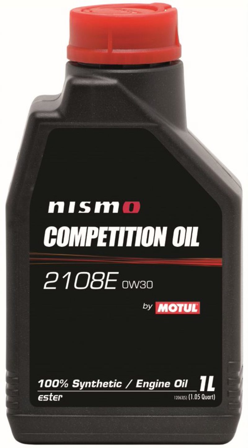Motul Nismo Competition Oil 2108E 0W-30 100% Synthetic Racing Oil - 1L - 6 Pack