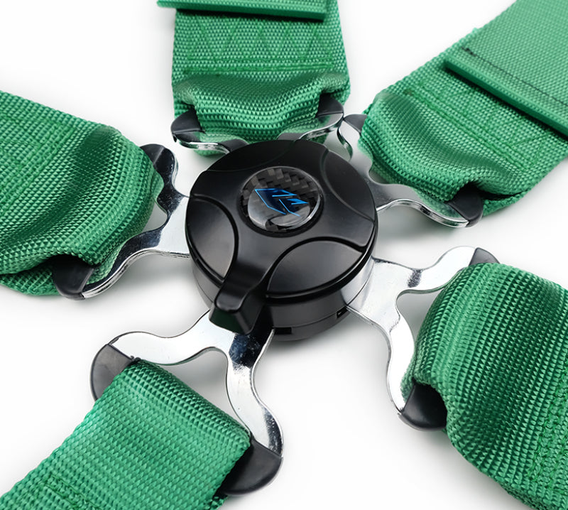 NRG 5-Point 3in SFI 16.1 Cam-Lock Racing Harness - Green, view 3