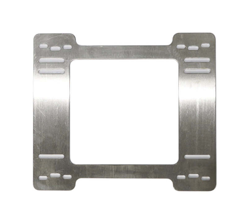NRG Universal Low Floor Mount Seat Bracket - Stainless Steel - Single