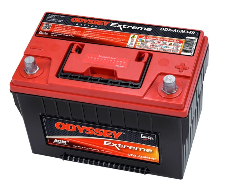 Odyssey Extreme Series AGM Battery - Group 34R, 850 CCA