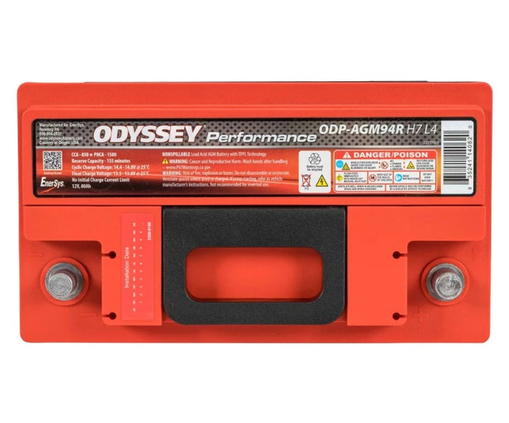 Odyssey Performance Series AGM Battery - Group 94R (H7/L4), 850 CCA, view 2