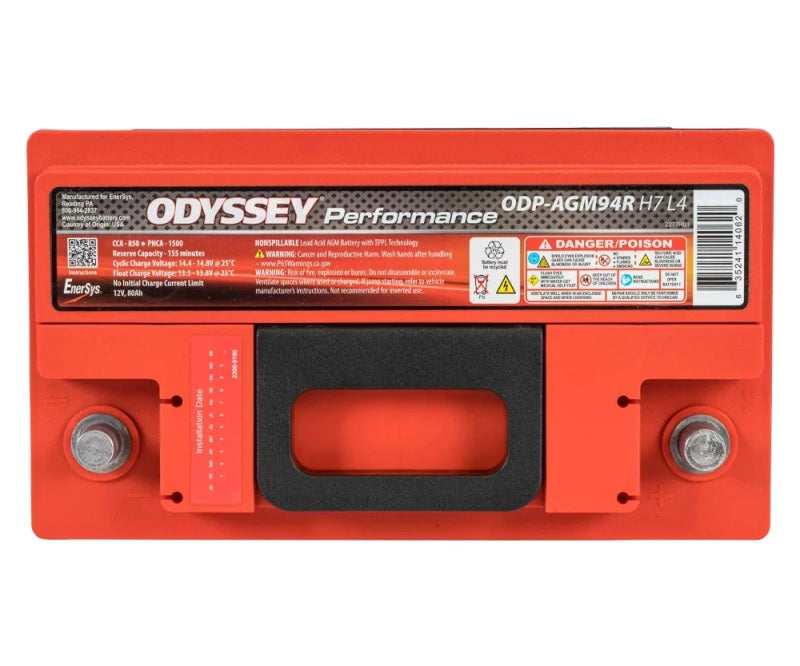 Odyssey Performance Series AGM Battery - Group 94R (H7/L4), 850 CCA, view 2