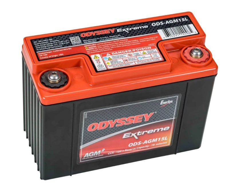 Odyssey Powersport Extreme AGM Battery - PC545, 150 CCA, view 2