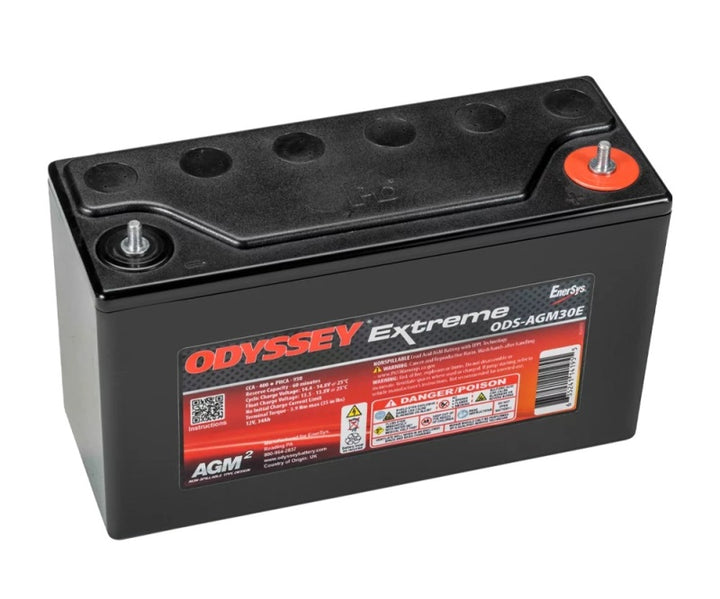 Odyssey Powersport Extreme AGM Battery - PC950, 400 CCA, view 2