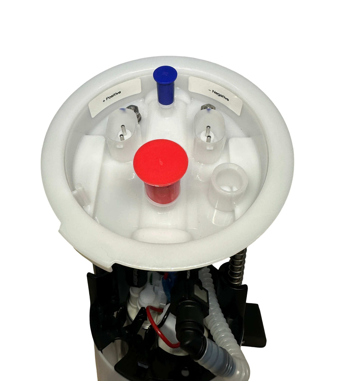 BMW N54 Stage 3 LPFP dual pump drop-in assembly for 135i 335i 535i Z4, side view