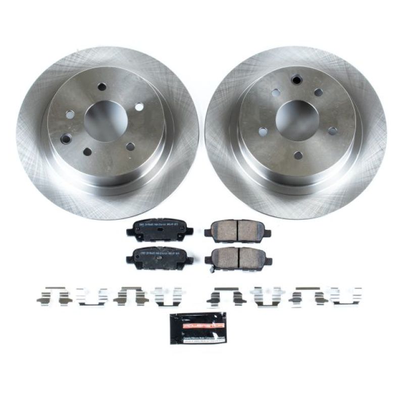 Power Stop Autospecialty Brake Kit - Nissan Altima / Sentra / Maxima 2002-2012 Rear