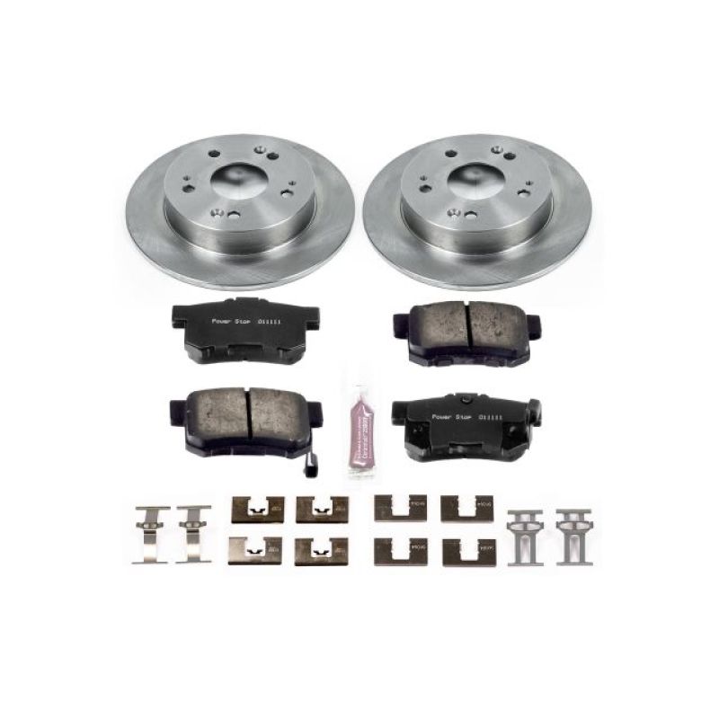 Power Stop Autospecialty Brake Kit - Acura ILX / Honda Civic / Prelude 1997-2015 Rear