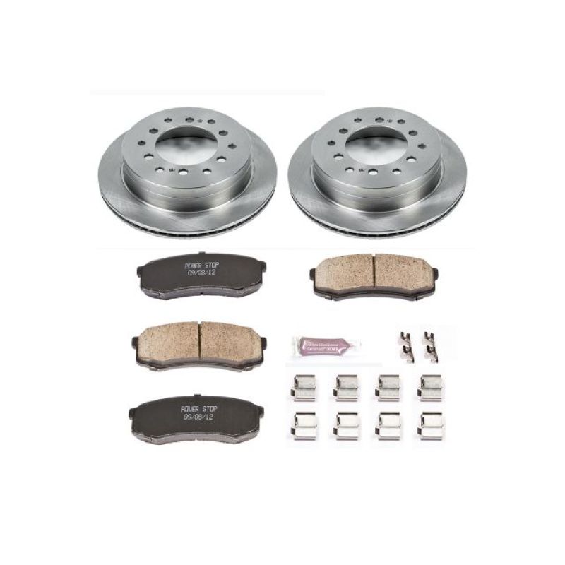 Power Stop Autospecialty Brake Kit - Lexus GX470 / Toyota 4Runner / Sequoia 2001-2009 Rear