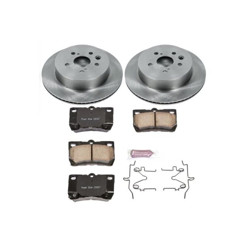 Power Stop Autospecialty Brake Kit - Lexus GS300 / IS350 / GS350 2006-2013 Rear