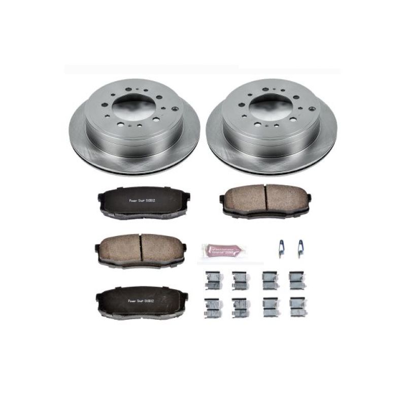 Power Stop Autospecialty Brake Kit - Lexus LX570 / Toyota Sequoia / Tundra 2007-2022 Rear