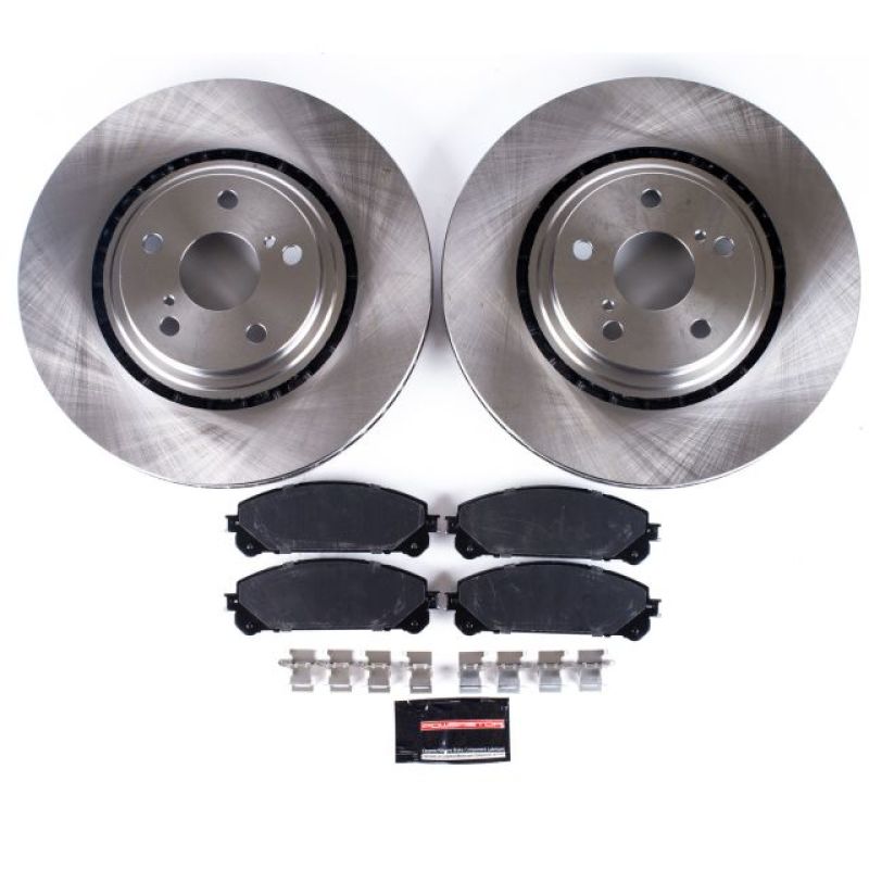 Power Stop Autospecialty Brake Kit - Lexus NX200t / Toyota Highlander / Sienna 2008-2021 Front