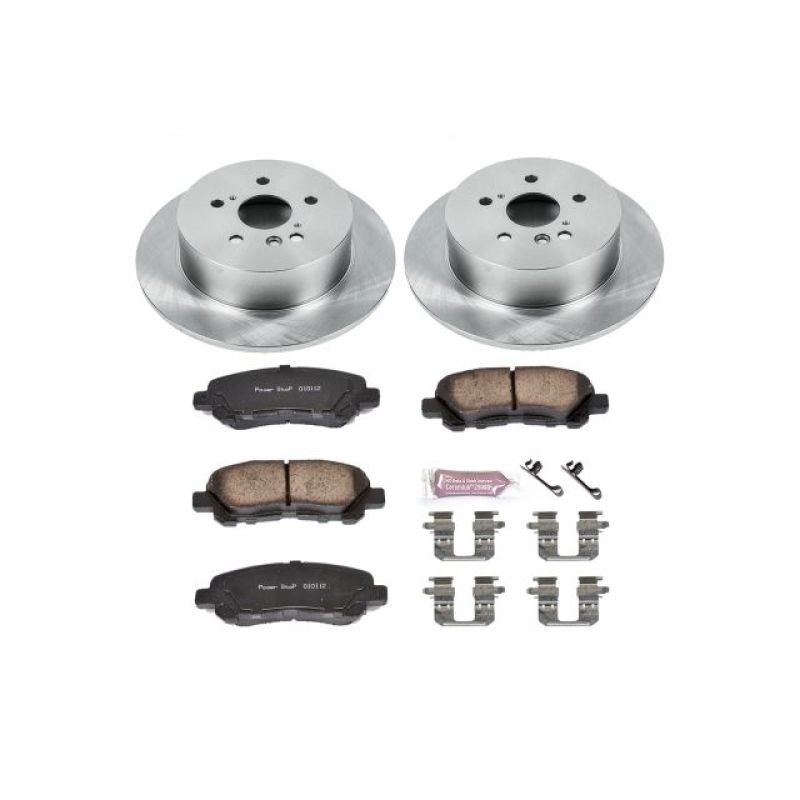 Power Stop Autospecialty Brake Kit - Toyota Highlander 2008-2013 Rear