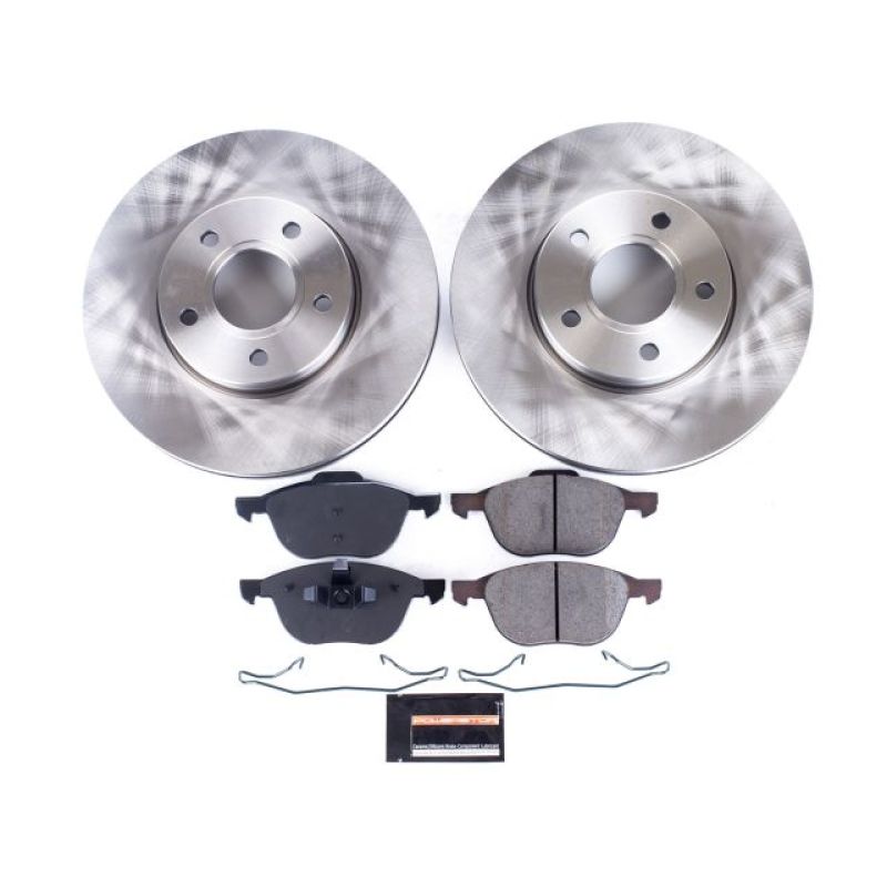 Power Stop Autospecialty Brake Kit - Ford C-Max / Focus / Volvo S40 2004-2018 Front