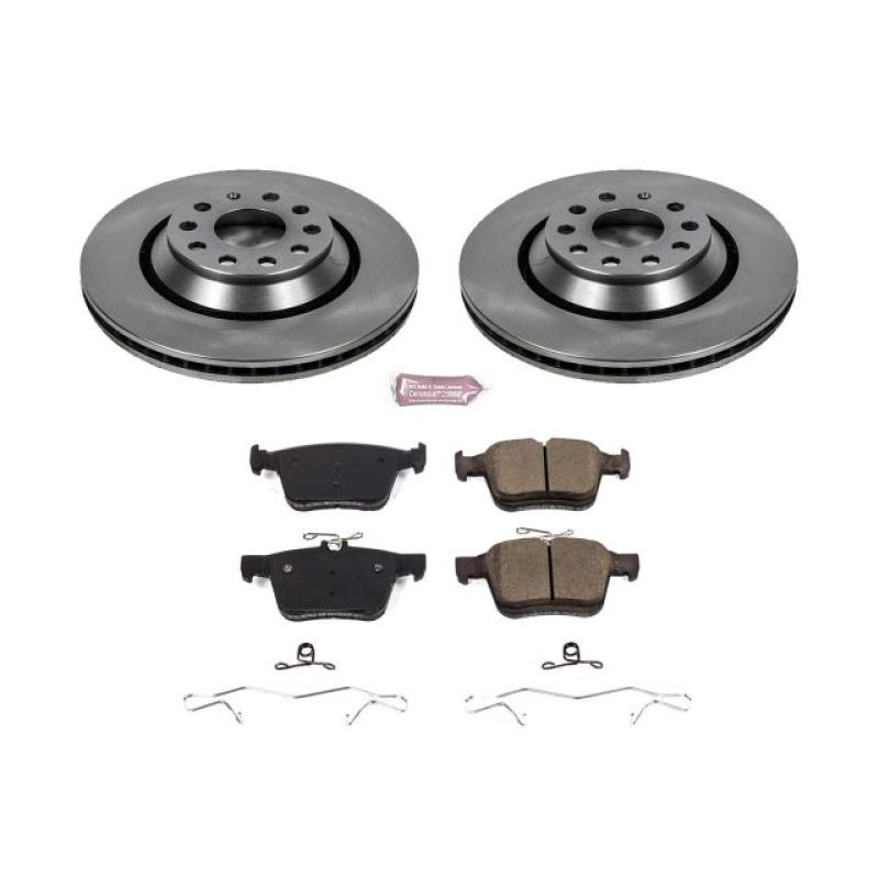 Power Stop Autospecialty Brake Kit - Audi RS3 2017-2018 Rear
