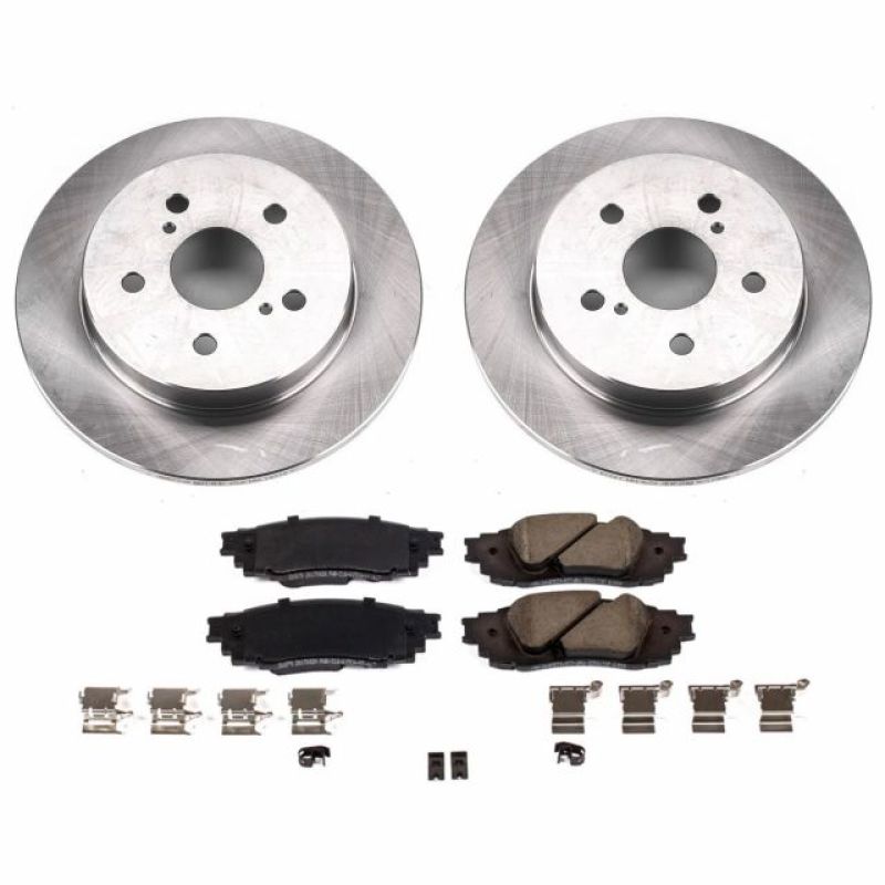 Power Stop Autospecialty Brake Kit - Lexus ES350 2019 Rear