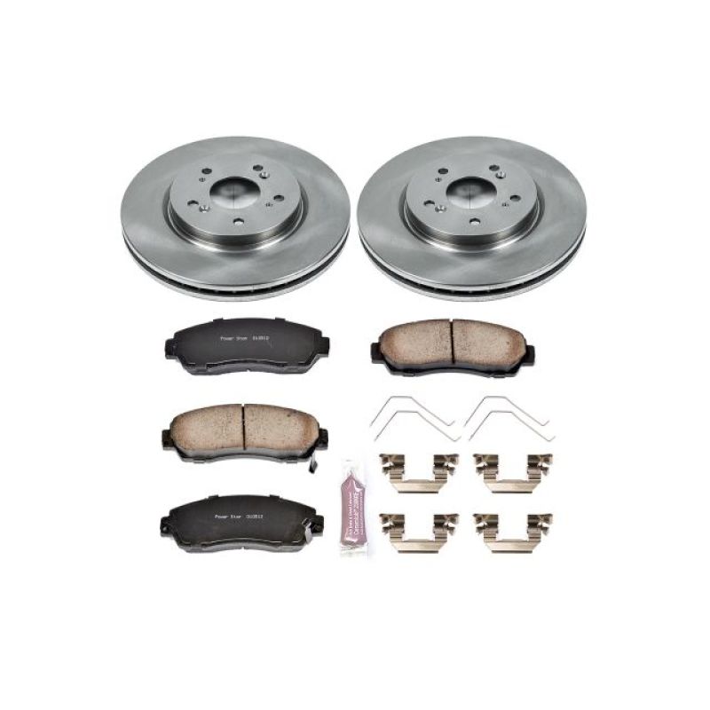 Power Stop Autospecialty Front Brake Kit - Honda CR-V / Crosstour 2011-2016