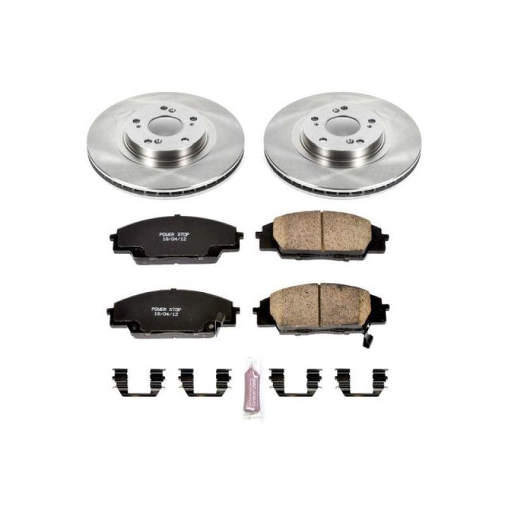 Power Stop Autospecialty Z17 Front Brake Kit - Acura RSX / Honda Civic 2002-2011
