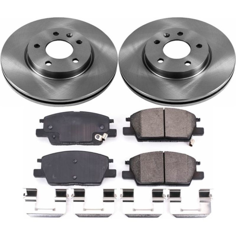 Power Stop Autospecialty Z17 Front Brake Kit - Buick LaCrosse / Chevrolet Malibu / GMC Terrain 2016-2021