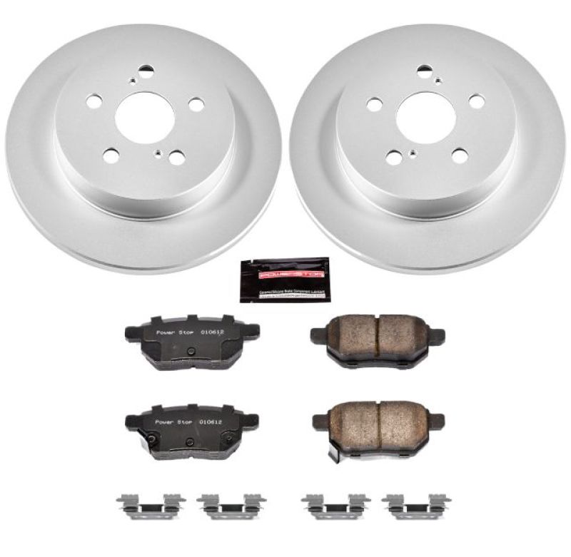 Power Stop Z17 Evolution Brake Kit - Rear Toyota Corolla & Prius 2009-2022