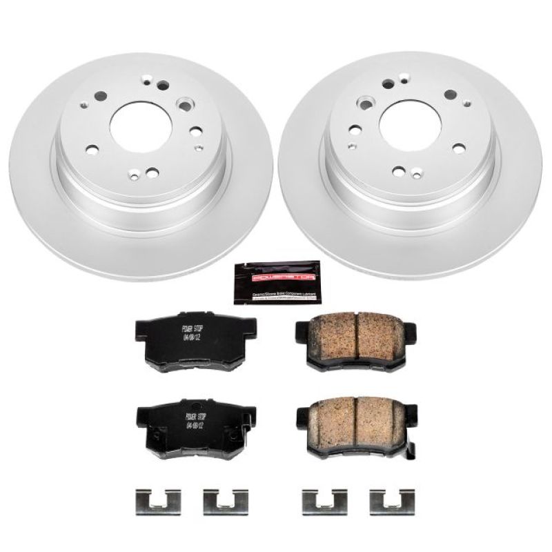 Power Stop Z17 Evolution Brake Kit - Rear Acura TL & Honda Element 2003-2011