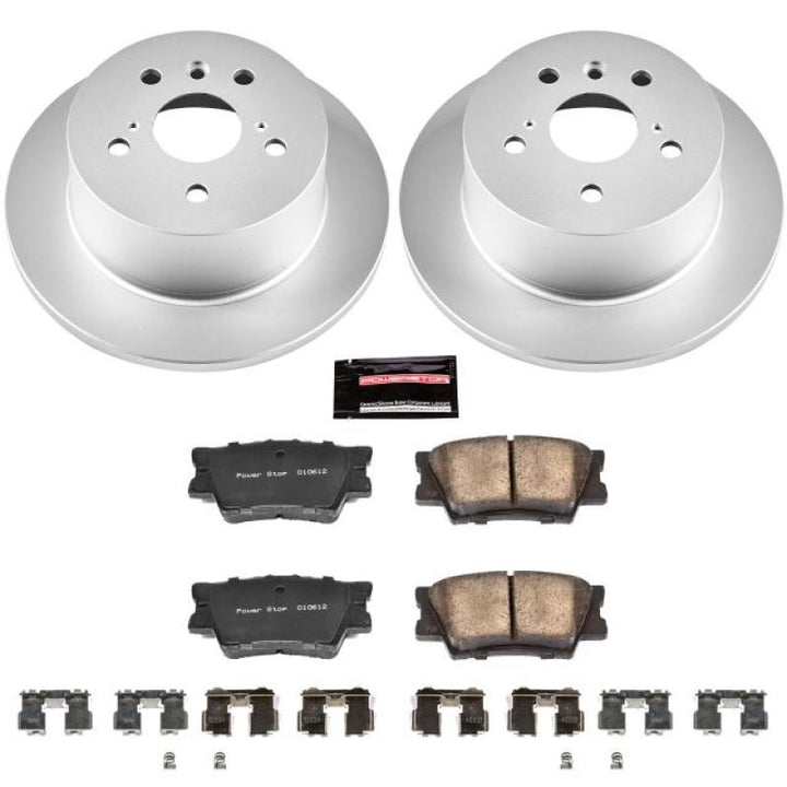 Power Stop Z17 Evolution Brake Kit - Rear Lexus ES & Toyota Camry 2012-2018
