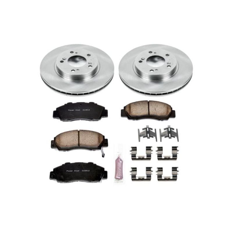 Power Stop Z17 Front Brake Kit - Acura Integra/Legend/RL/TL / Honda CR-V/Prelude/Odyssey 1991-2001