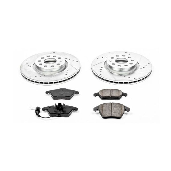 Power Stop Z23 Evolution Sport Front Brake Kit - Audi A3/TT / VW GTI/Jetta/Passat 2006-2018