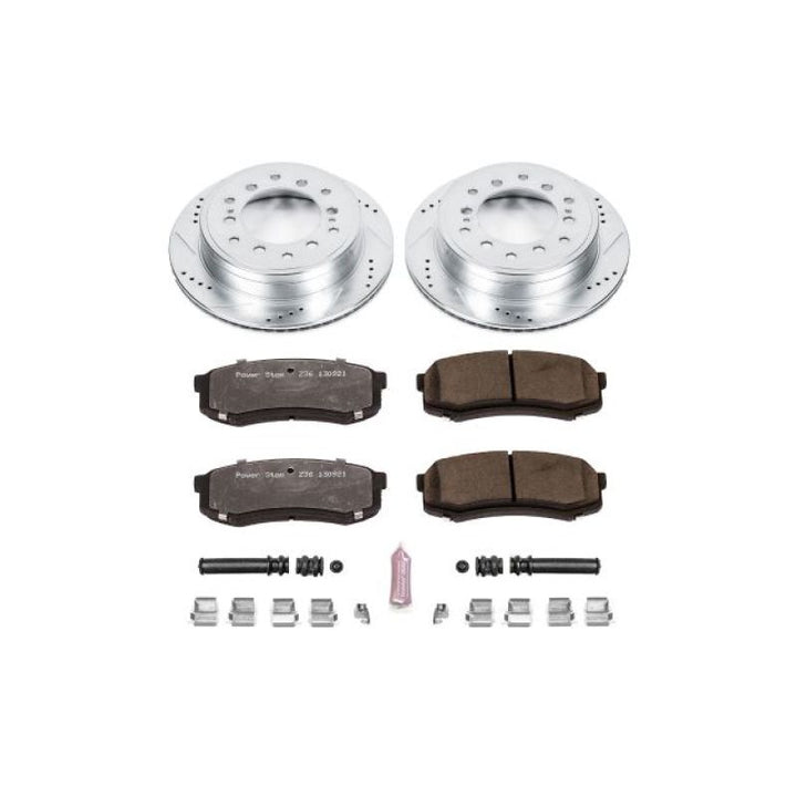 Power Stop Z36 Truck & Tow Rear Brake Kit - Toyota 4Runner, Lexus GX460 2010-2024