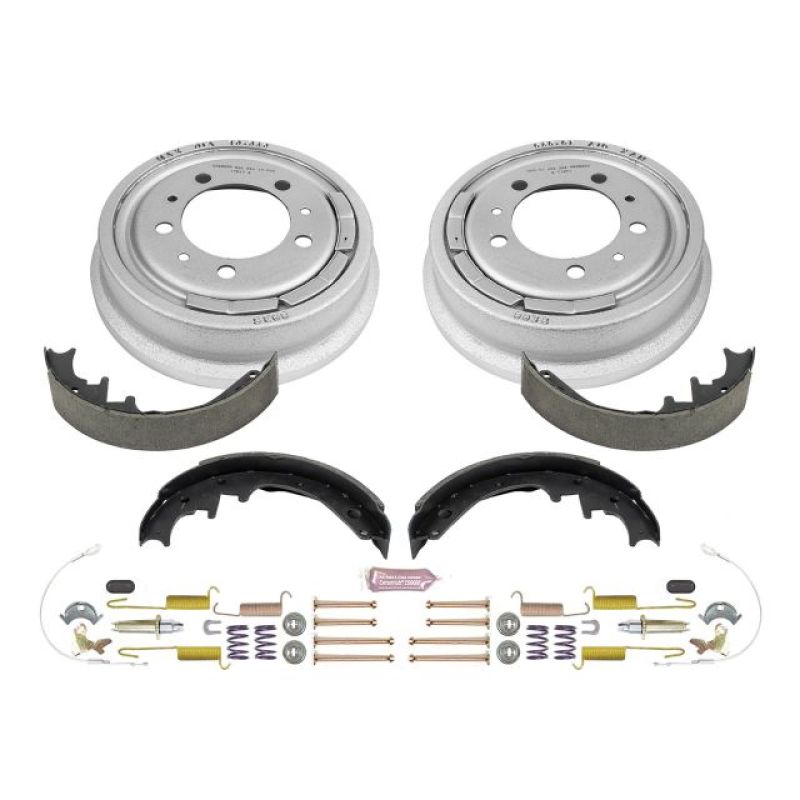 PowerStop Rear Autospecialty Drum Kit - Jeep CJ5 / CJ7 / Scrambler 1978-1986