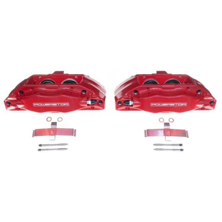 PowerStop Red Brake Calipers - Acura TL 2004-2008 - Front - Pair, view 2