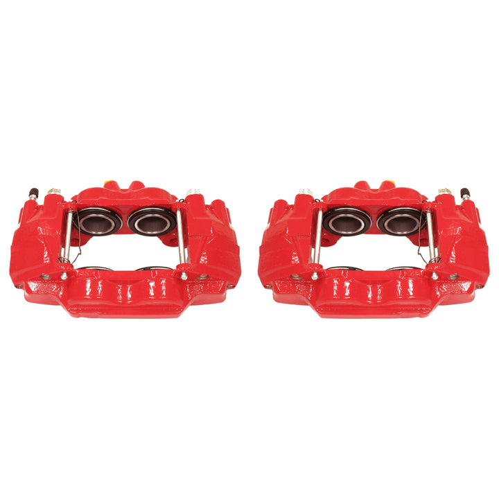 PowerStop Red Brake Calipers - Front, Toyota 4Runner 2003-2009, Pair w/o Brackets