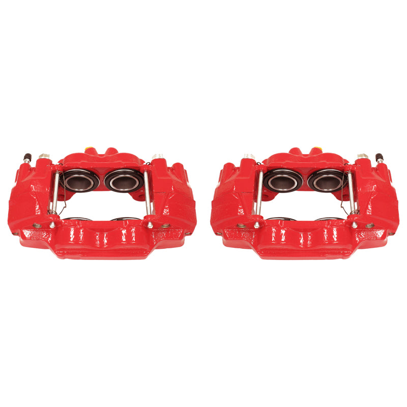 PowerStop Red Brake Calipers - Front, Toyota 4Runner 2003-2009, Pair w/o Brackets