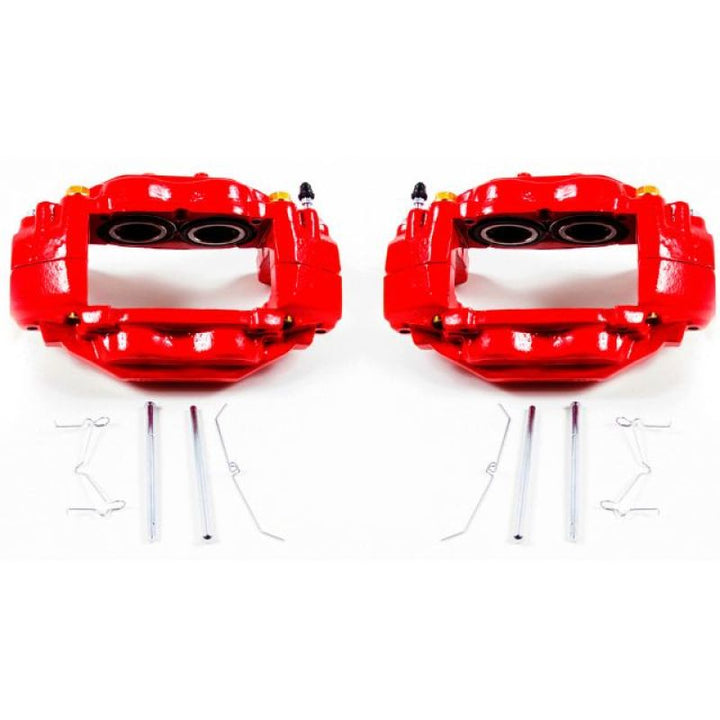 PowerStop Red Brake Calipers - Front, Toyota Sequoia / Tundra 2007-2015, Pair without Brackets