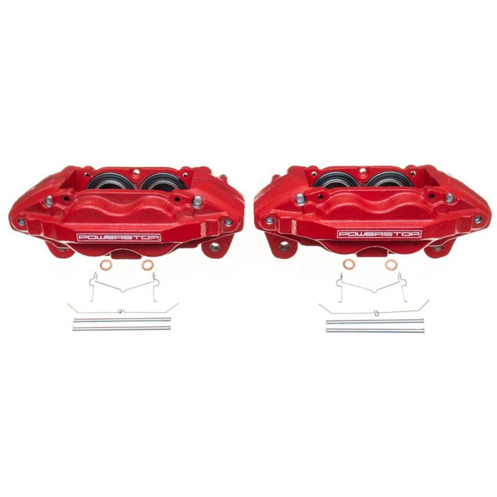 PowerStop Red Brake Calipers - Front, Toyota Sequoia / Tundra 2007-2015, Pair without Brackets, view 2