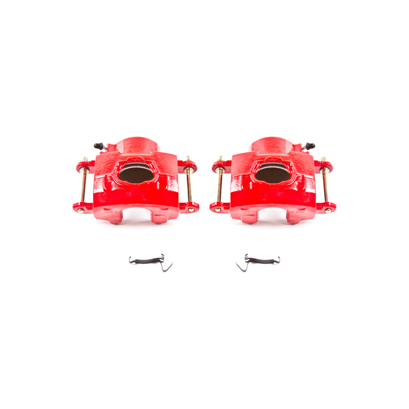 PowerStop Red Brake Calipers - Front, Chevrolet Caprice / Impala / Astro 1978-2002, Pair w/o Brackets