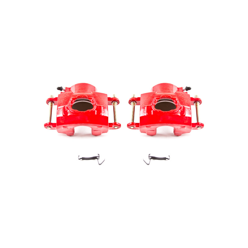 PowerStop Red Brake Calipers - Front, Chevrolet Caprice / Impala / Astro 1978-2002, Pair w/o Brackets, view 2