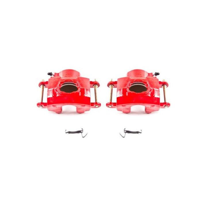PowerStop Red Brake Calipers - Front, Chevrolet Caprice / Impala / Astro 1978-2002, Pair w/o Brackets, view 3