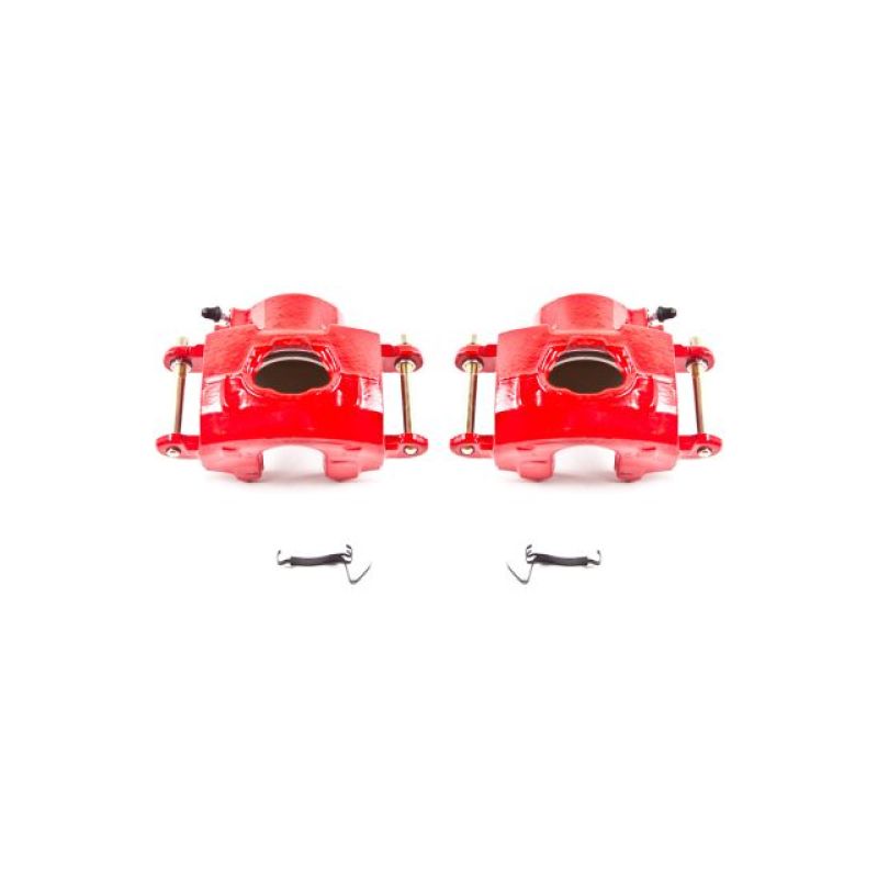 PowerStop Red Brake Calipers - Front, Chevrolet Caprice / Impala / Astro 1978-2002, Pair w/o Brackets, view 3
