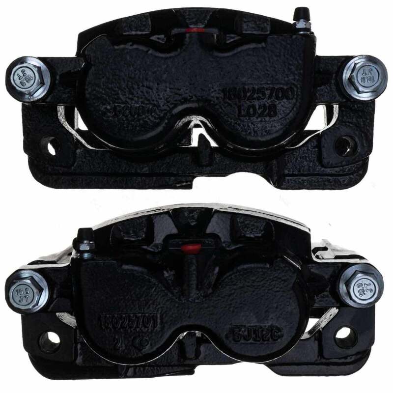PowerStop Red Brake Calipers - Cadillac Escalade 2002-2006, Pair w/ Brackets, view 2